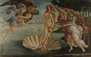 Sandro Botticelli - The Birth of Venus. 1485, Uffizi Gallery, Florence, Italy