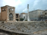 Greek theatre in middle of Lecce, Apulia